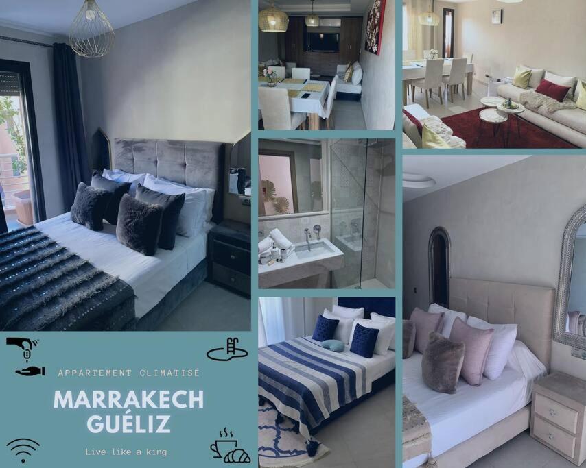 Appartement Neuf Climatise, Centre Marrakech. Marrakesh Exteriör bild